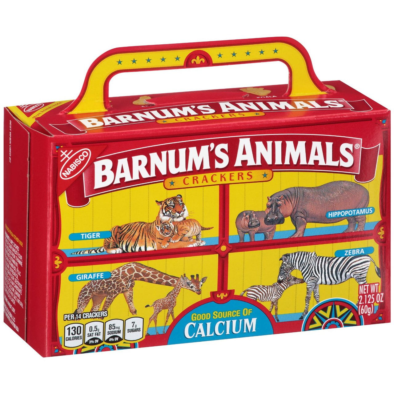 (Price/Case)Nabisco Barnums Animal Crackers 2.125 Ounce Package - 24 Per Case