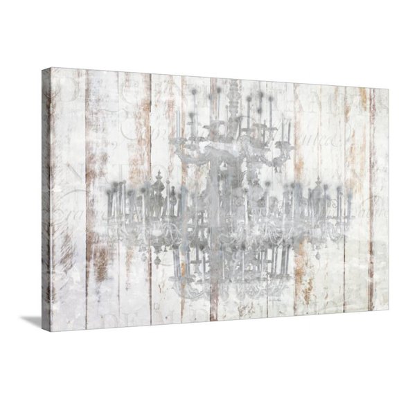 Barnwood Chandelier, Stretched Canvas Wall Art by Kimberly Allen Sold by Art.Com