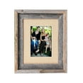 thumbnail image 1 of BarnwoodUSA 16 by 20 Inch Signature Picture Frame for 11 by 14 Inch Photos- 100% Reclaimed Wood, Burlap Mat, 1 of 8
