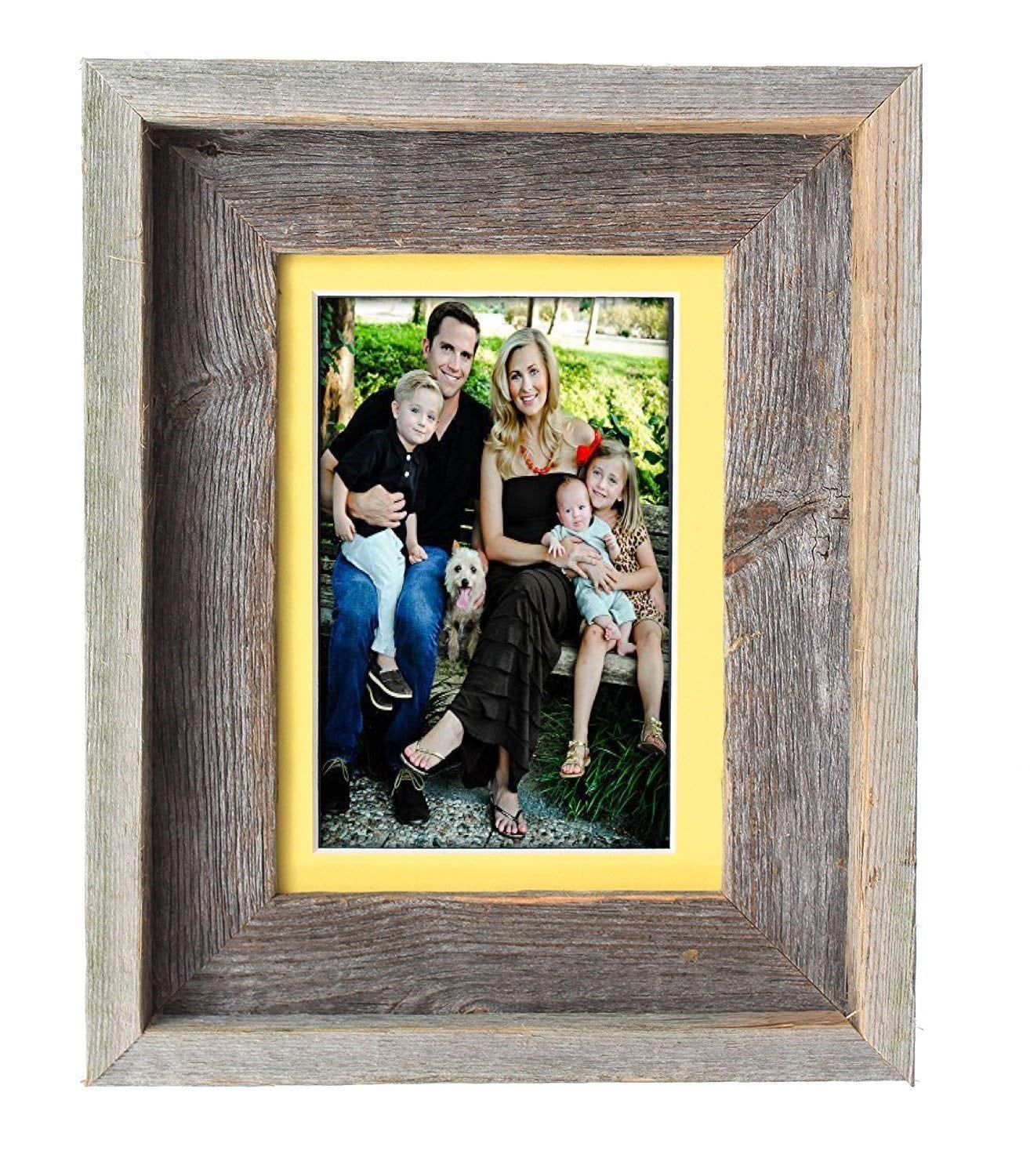BarnwoodUSA 5 by 7 Inch Signature Picture Frame for 4 by 6 Inch Photos ...