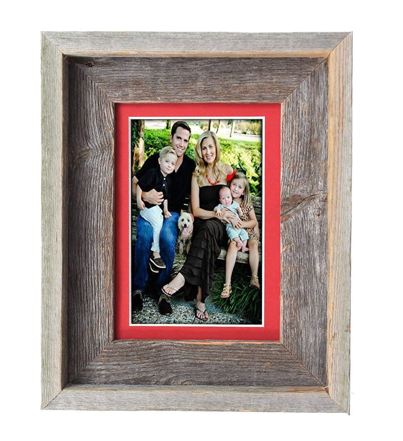 BarnwoodUSA 5X7 Inch Signature Picture Frame for 4X6 Inch Photos - 100% ...