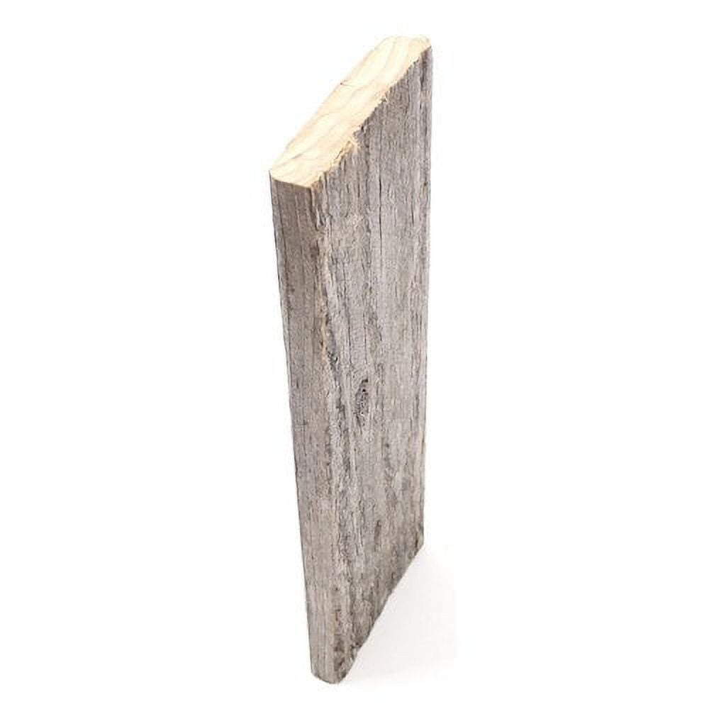 24" Weathered Gray Reclaimed Wood Plank Set for DIY Projects