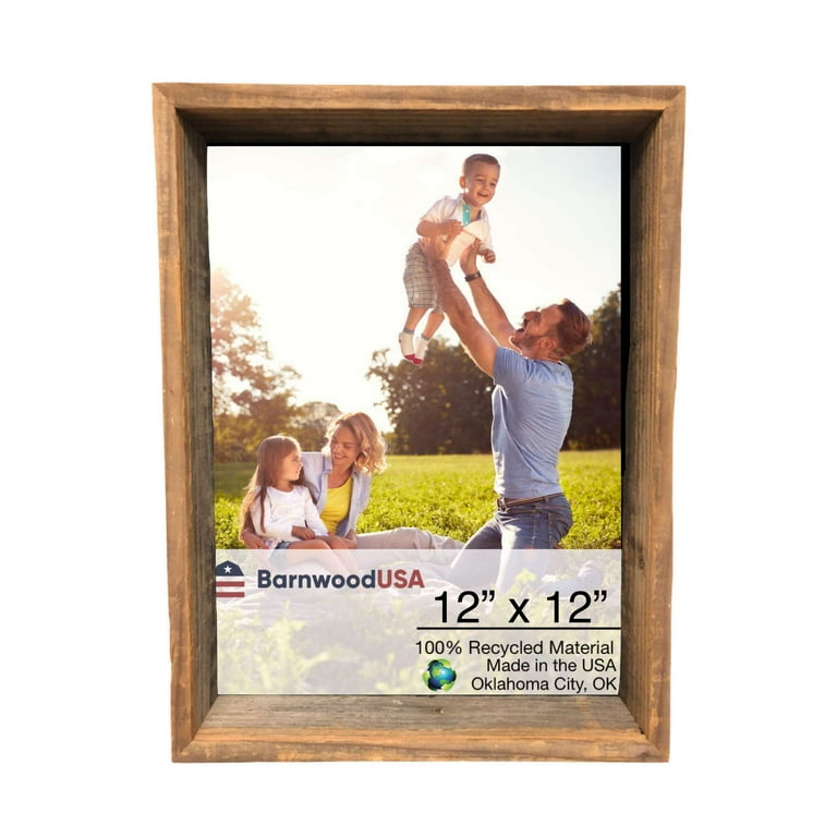 12” X 12” Rustic Gray Wood Shadow Box Frame 12” X 12” Rustic Gray Wood Shadow Box Frame