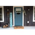 thumbnail image 1 of BarnwoodUSA Rustic Farmhouse 5ft Robins Egg Blue Vertical Front Porch Welcome Sign, 1 of 5