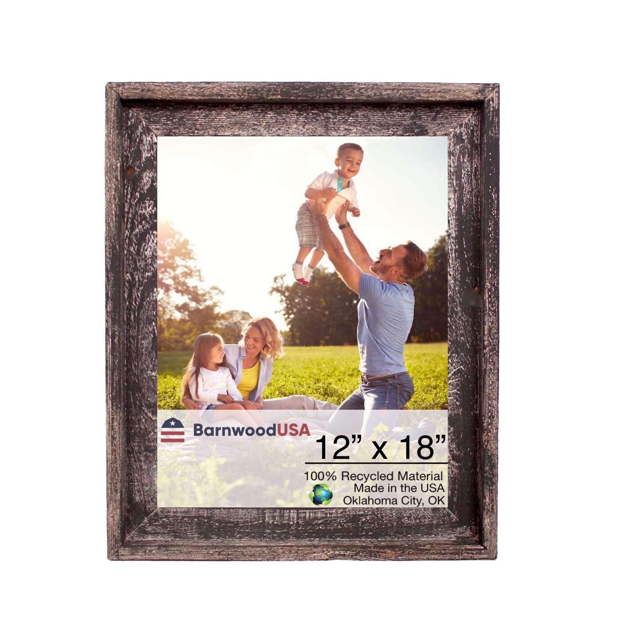 12” X 18” Rustic Farmhouse Rustic Black Wood Frame 12” X 18” Rustic Farmhouse Rustic Black Wood Frame