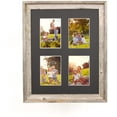 thumbnail image 1 of BarnwoodUSA Rustic Farmhouse Signature Weathered Gray Collage Reclaimed Picture Frame (Four, 5" x 7" openings), 1 of 6