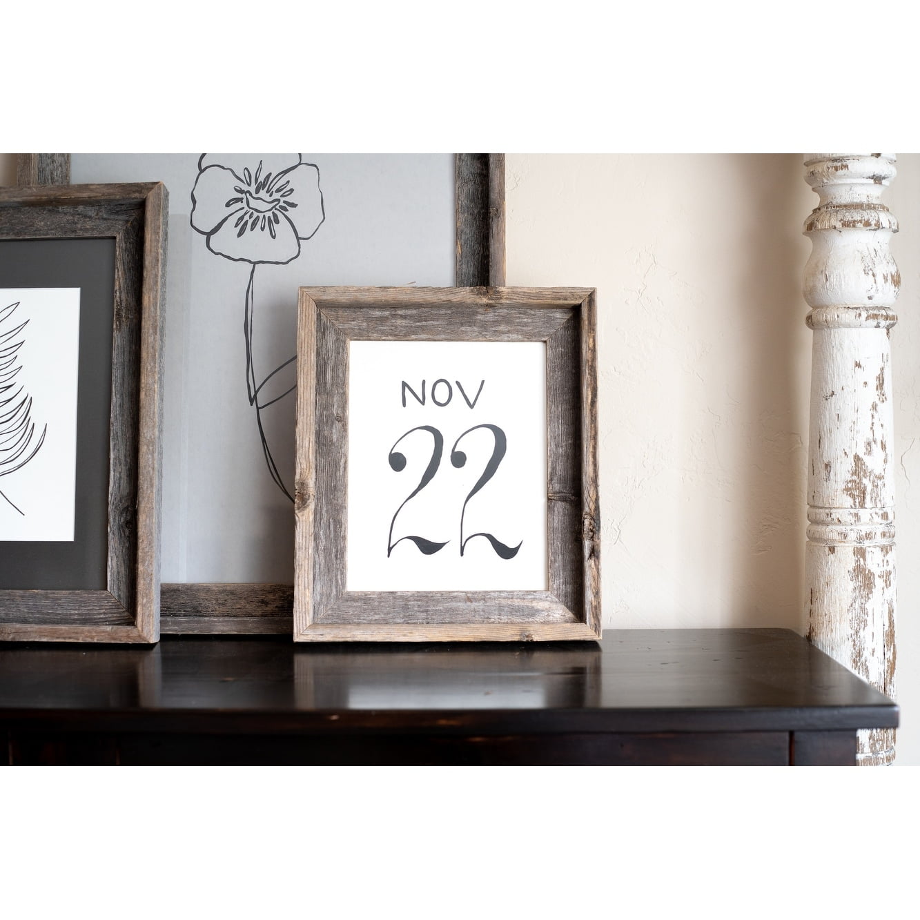 BarnwoodUSA Rustic Farmhouse Signature Weathered Gray Picture Frame