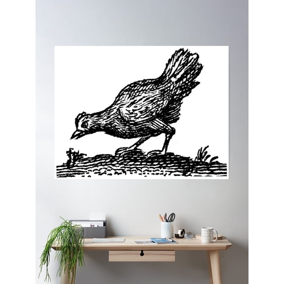 Barnya Of Berlin Poster Wall Art, Modern Wall Decor For Living Room Bedroom, 12x18 UNFRAMED