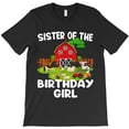 thumbnail image 1 of Barnyard Birthday Farm Animals Funny Sister Birthday Girl Party - Stocking Stuffer H30679 Unisex T-Shirt, Up to 5XL Available, 1 of 2