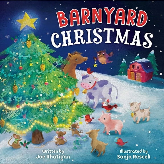 Barnyard Christmas, (Board Book)