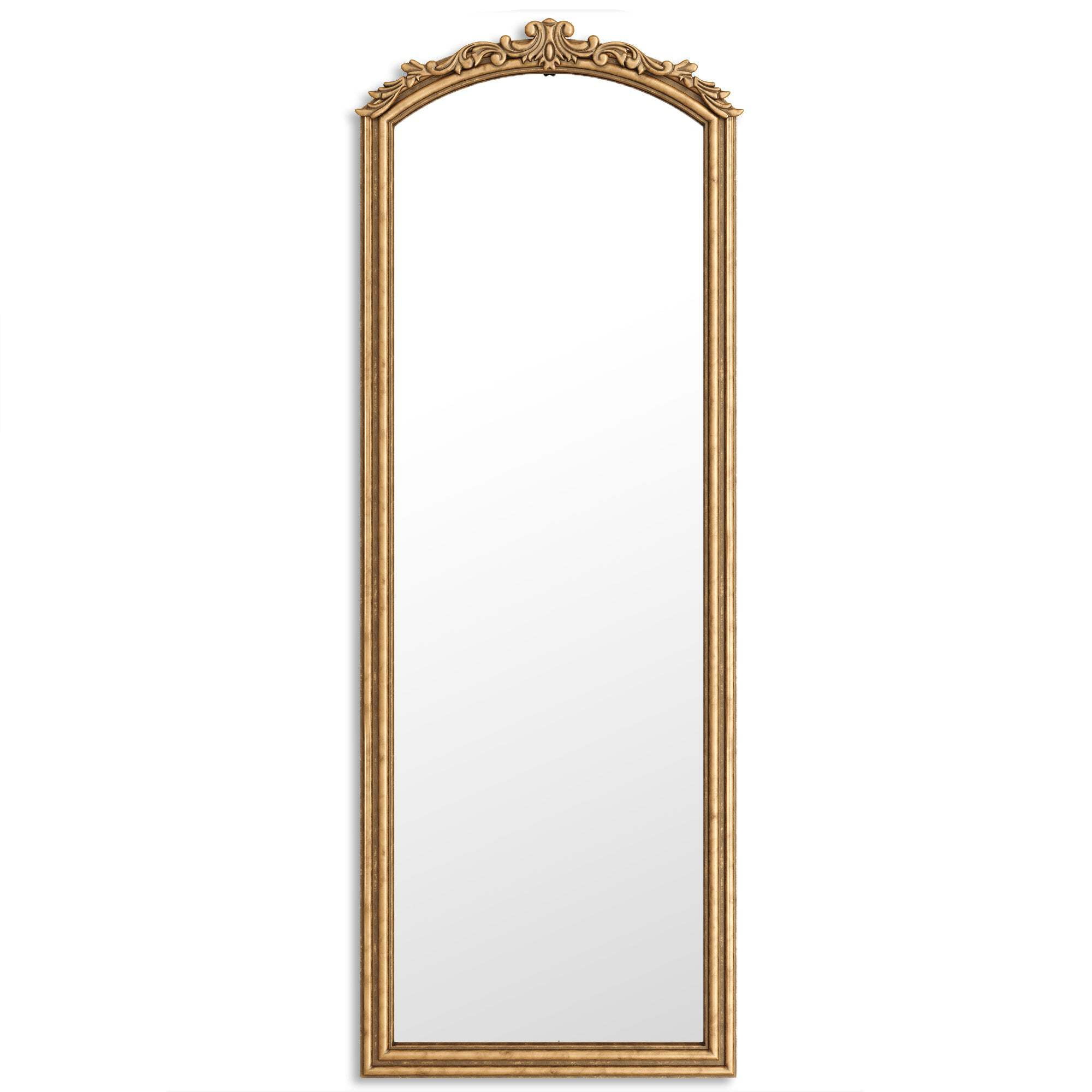 22" x 64" Gold Ornate Full Length Rectangular Mirror