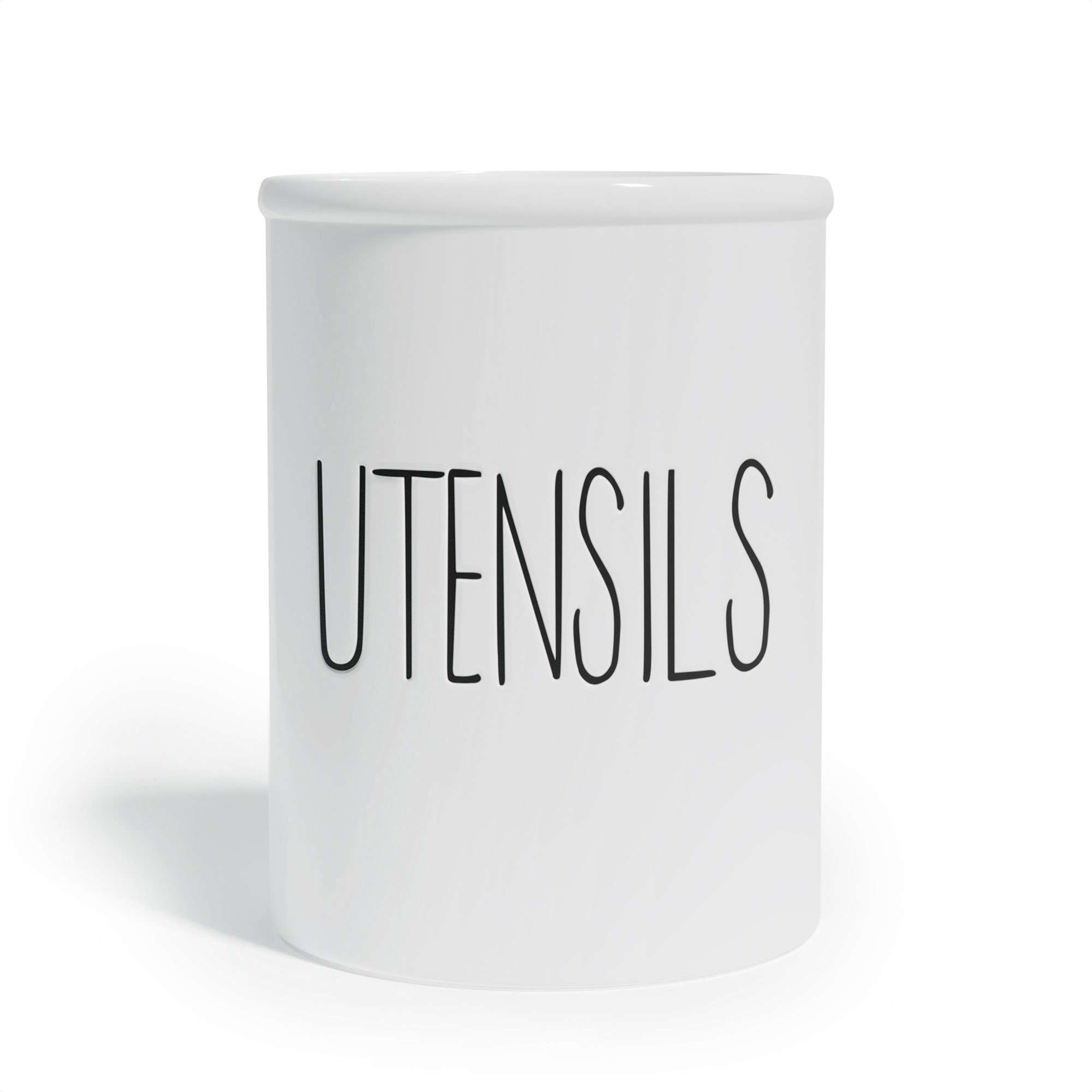 Barnyard Designs Ceramic Farmhouse Kitchen Utensil Holder for