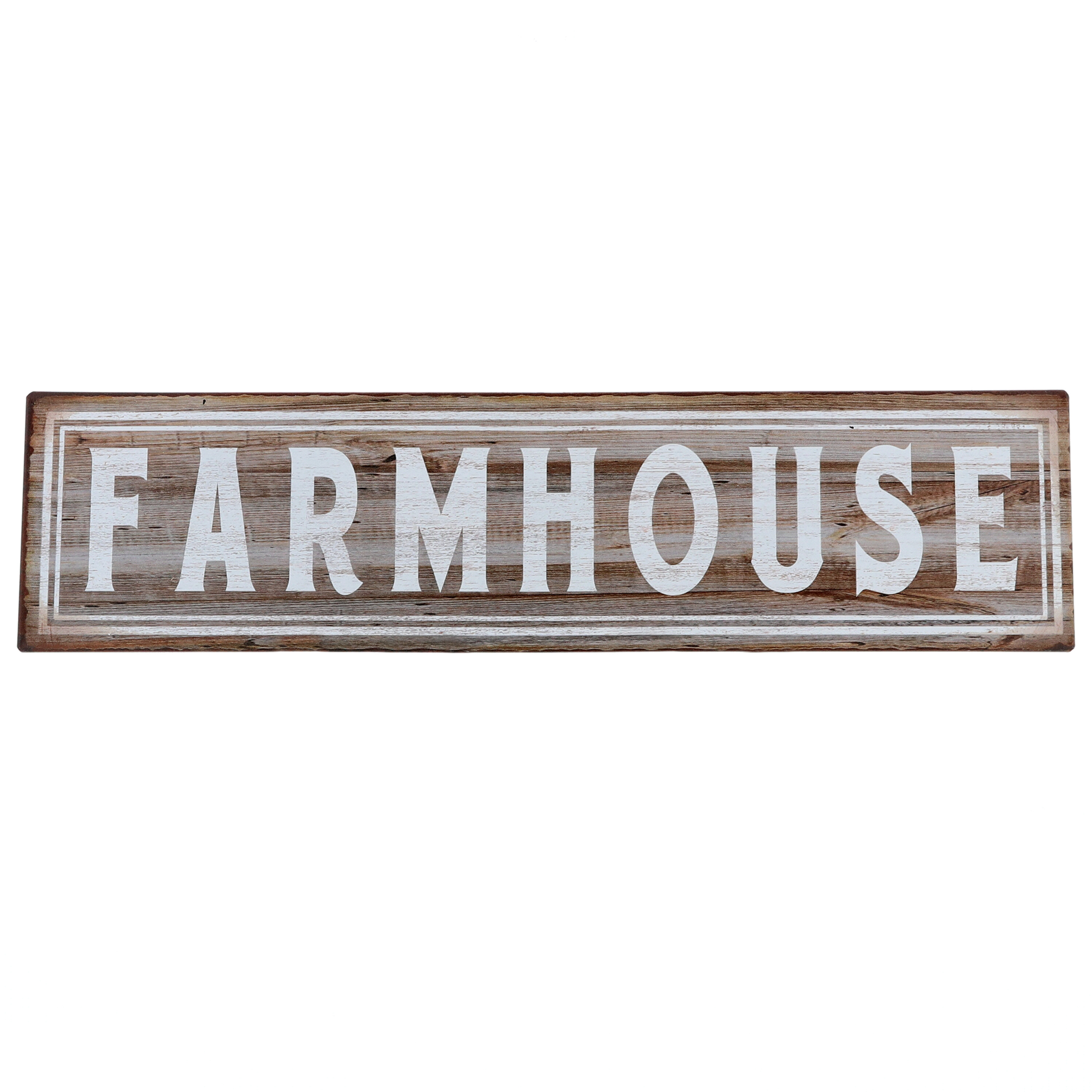 Barnyard Designs Farmhouse Retro Vintage Metal Tin Bar Sign, Decorative Wall Art Signage, Primitive Farmhouse Country Kitchen Home Décor, 15.75" x 4" - image 1 of 6