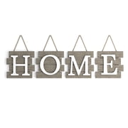 Barnyard Designs Inspirational Faith Home Tile Sign Wood Wall Decor 32 x 8 Inch