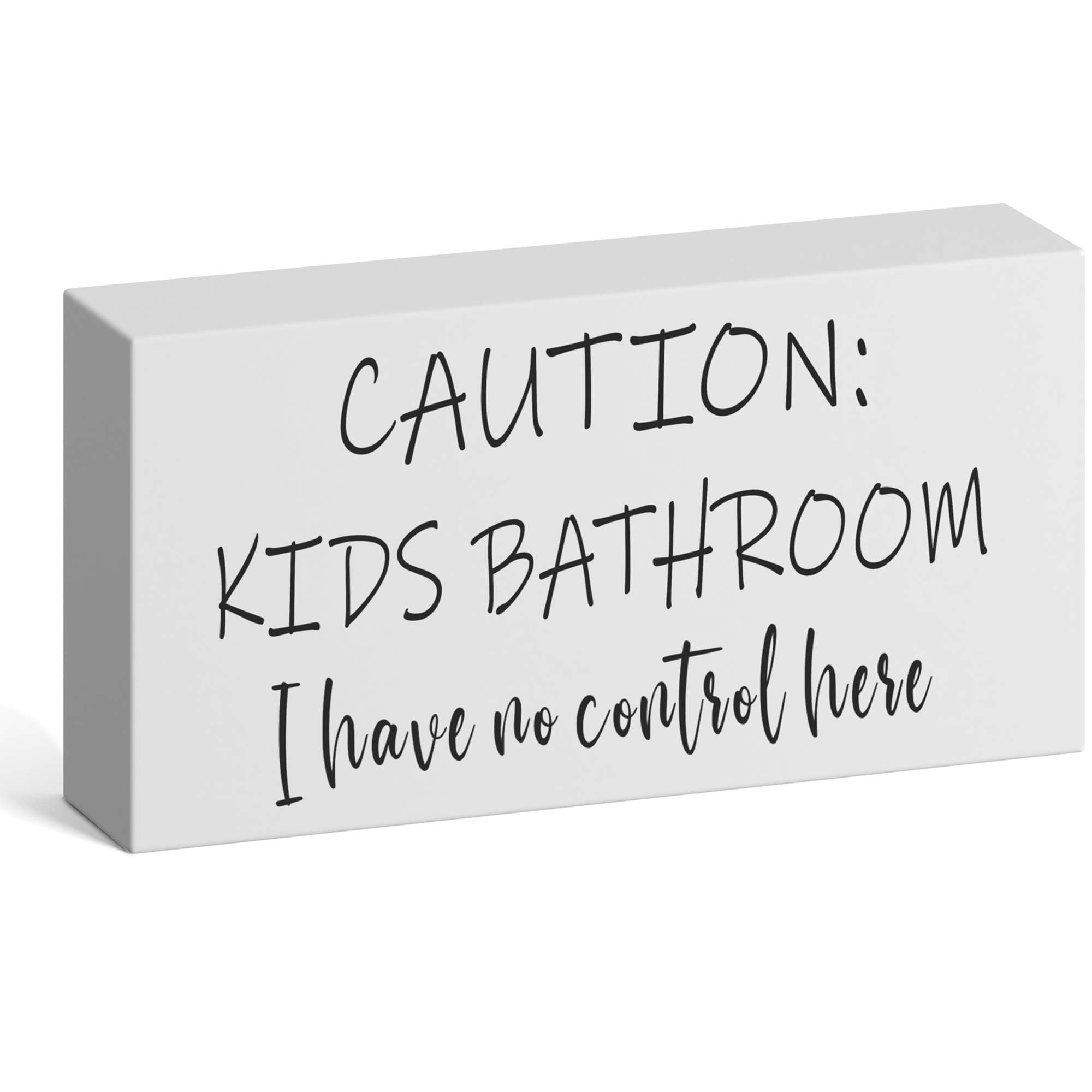 Barnyard Designs 'Kids Bathroom' Funny Bathroom Wall Decor 6x3 Inch