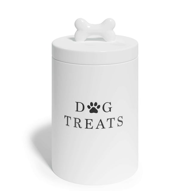 Barnyard Designs Large Dog Treat Container Airtight, Cute Dog Treat Jar ...