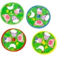 thumbnail image 1 of Barnyard Fun Farm Animals Cute Kids Birthday Party Favor Toy Plastic Spin Tops, 1 of 1