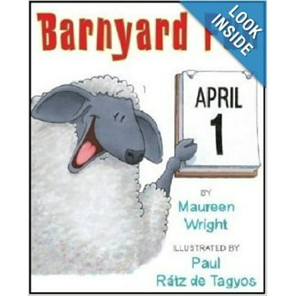 Pre-Owned Barnyard Fun by Maureen Wright Paperback ,Children's Books ,English