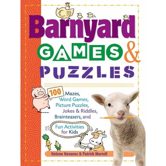 Barnyard Games & Puzzles - Paperback