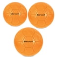 thumbnail image 1 of Barocity Iridescent Soccer Balls Set of 3 - Mixed Sizes Orange Official Match Balls with Reflective Hex Pattern, Sport Soccer Balls for Indoor and Outdoor Training and Practice Games- Sizes 3, 4 and 5, 1 of 7