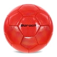 thumbnail image 1 of Barocity Kids Soccer Ball - Premium Boys and Girls Soccer Ball for Kids with Reflective Hex, Small Soccer Ball for Playtime, Training and Games, Cool Soft Soccer Ball for All Ages - Red, Size 3, 1 of 7