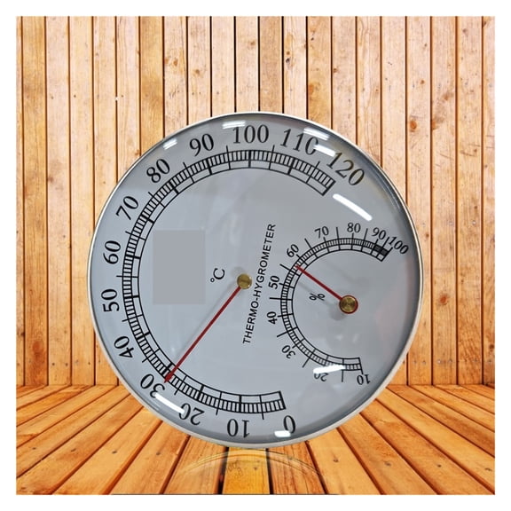 Barometer Hygrometer Thermometer Multiple Pointer Hygrothermograph for Steam Sauna Room ,Fast Response