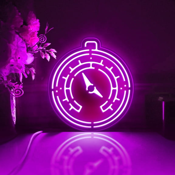 Barometer Led Light Box, Dimmable Neon-Like Light Signs USB Power for Wall Decor Bedroom Decoration, RGB Light (WxH) 16"x17"