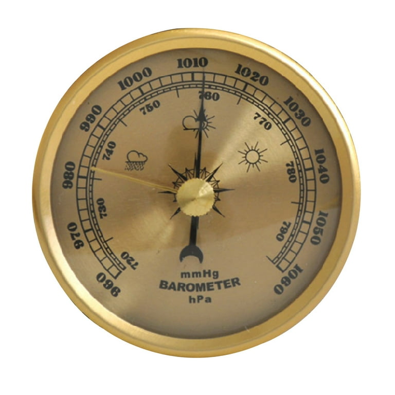 Barometer Pressure Gauge Weather Station Wall Mount Thermometer Hygrometer  Home 