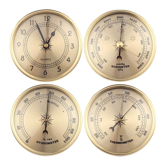 Barometer Thermometer Hygrometer Compact Plastic Material Weather Station for Boat Fishing Yacht Applications