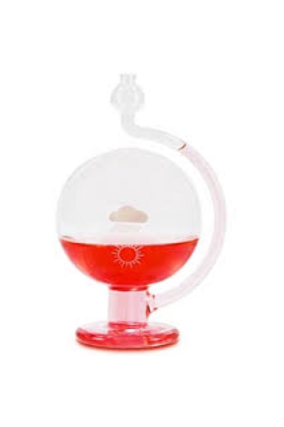 WG-1 Weather Globe Barometer, Glass Atmospheric Pressure Predictor