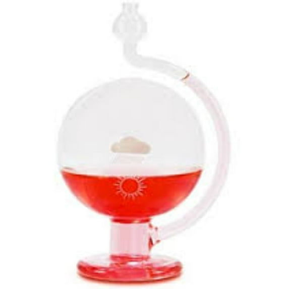 WG-1 Weather Globe Barometer, Glass Atmospheric Pressure Predictor