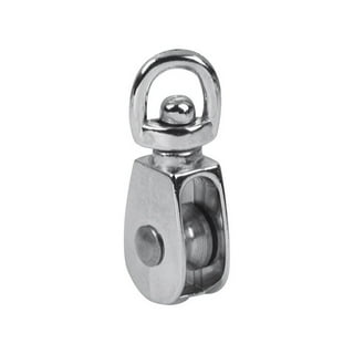 Baron 2 in. D Electro-Plated Iron Swivel Eye Single Eye Pulley Baron 2 in. D Electro-Plated Iron Swivel Eye Single Eye Pulley