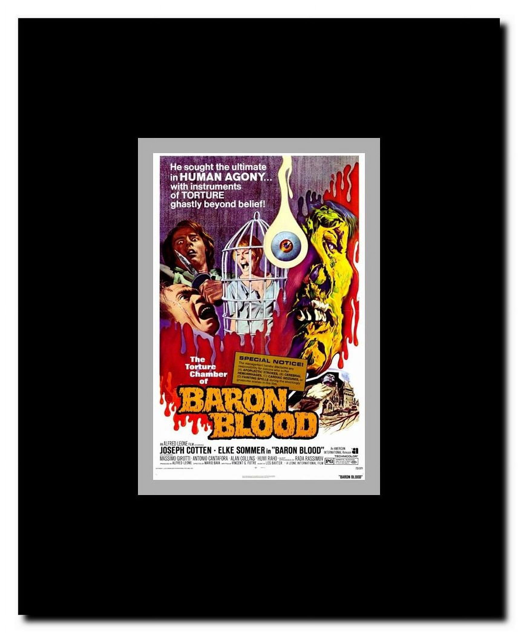 Baron Blood Framed Movie Poster