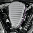 thumbnail image 1 of Baron Custom Accessories Big Air Kit BAK Comet Chrome Teardrop Air Cleaner Cotton Gauze Filter for V-Twin Engines (BA-2074-06), 1 of 2