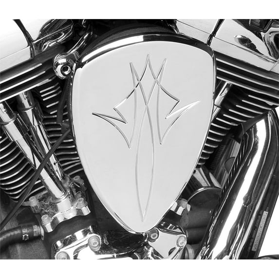 Baron Chrome Pinstripe Big Air Cleaner Kit '06-17 Kawasaki VN900 (BA-2074-13)