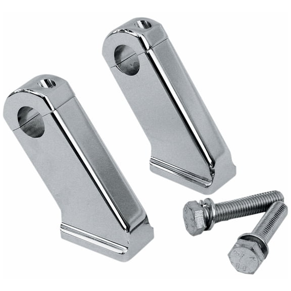 Baron DT Style Chrome Handlebar Risers (BA-7421RD)
