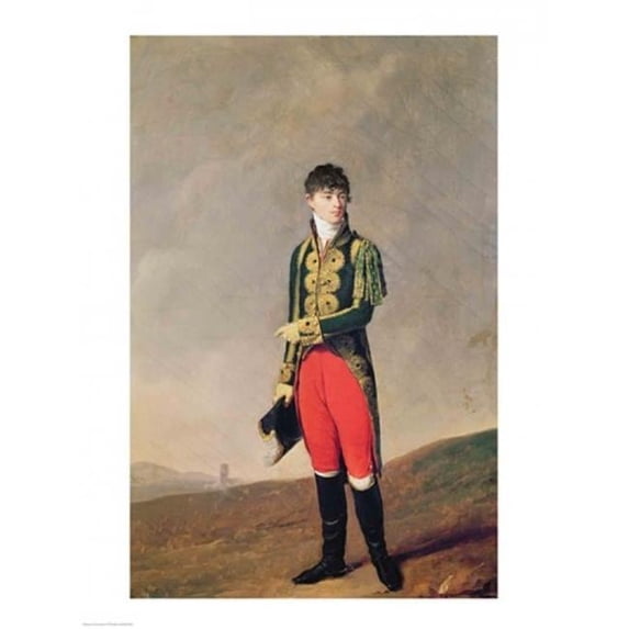 Baron De Galz De Malvirade Poster Print by Louis-Leopold Boilly - 18 x 24 in.