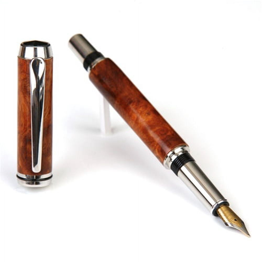 Baron Fountain Pen - Amboyna Burl