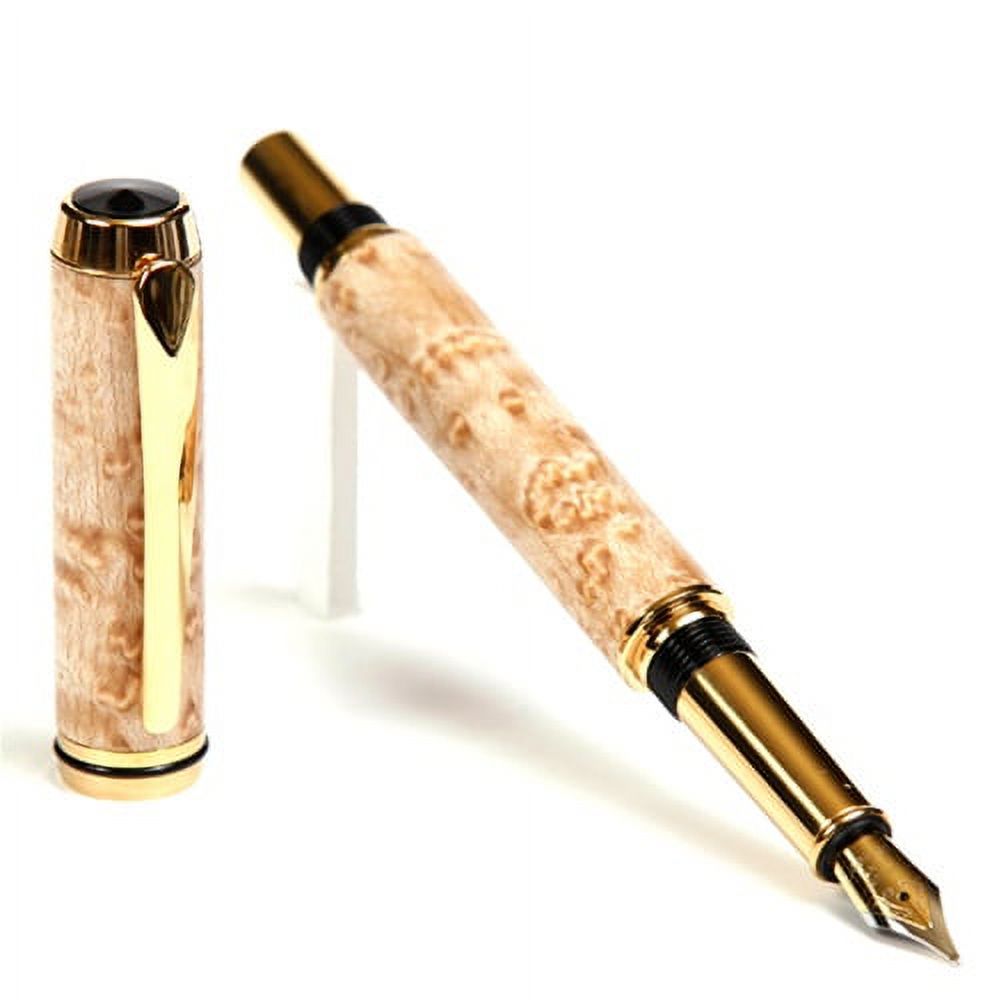Baron Fountain Pen - Birds Eye Maple
