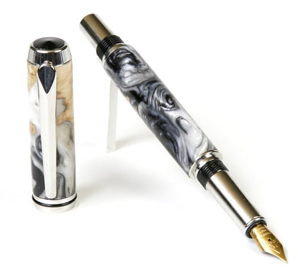 Baron Fountain Pen - Black Pearl