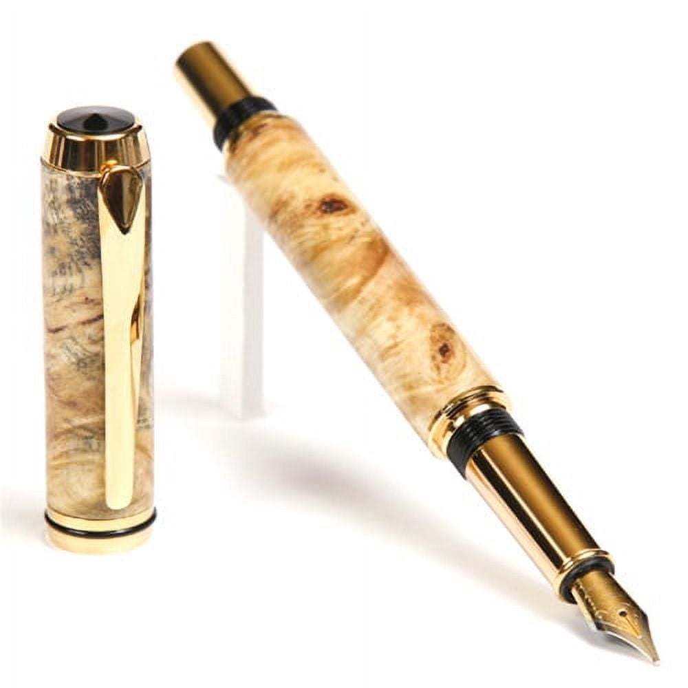 Baron Fountain Pen - Buckeye Burl