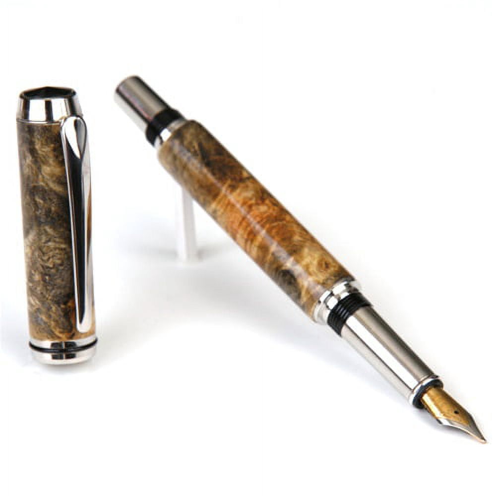 Baron Fountain Pen - Buckeye Burl