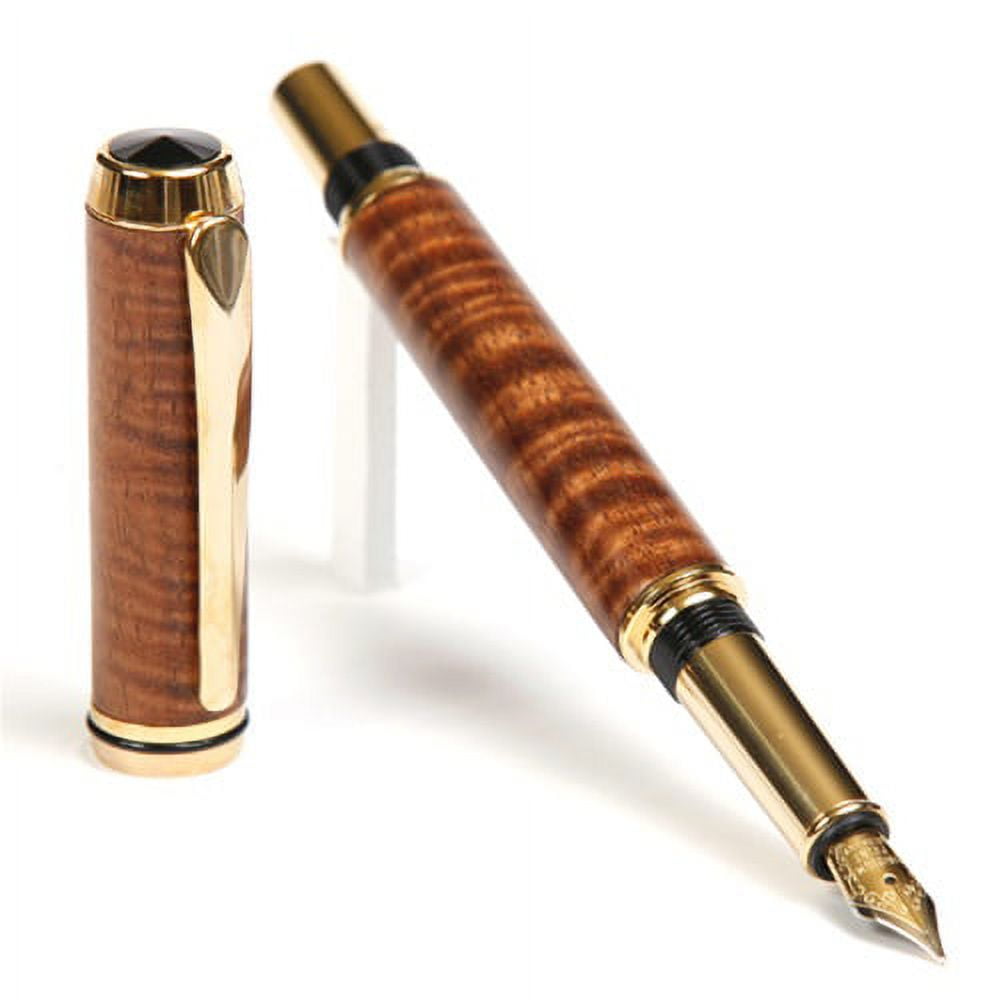 Baron Fountain Pen - Curly Hawaiian Koa