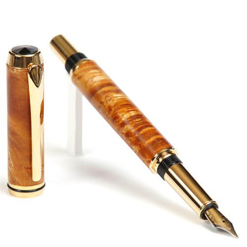 Baron Fountain Pen - Yellow Box Elder
