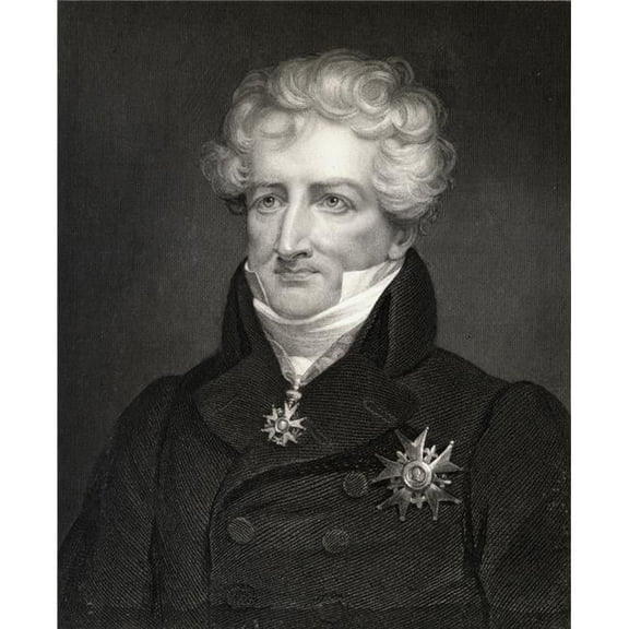 Baron Georges Cuvier Georges Leopold Chretien Frederic Dagobert 1769-1832 French Zoologist & Statesman From The Book Poster Print, Large - 26 x 32