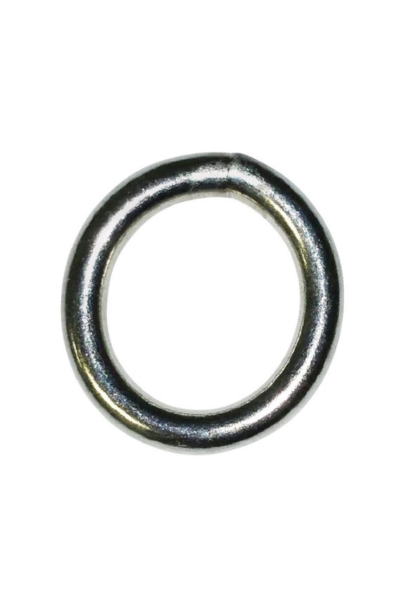 3-1 1/2 Ring Large Nickel Plated Silver Steel 1-1/2" L Nickel Plated