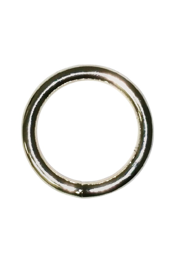 4-1 1/4 Ring Large Nickel Plated Silver Steel 1-1/4" L Nickel Plated