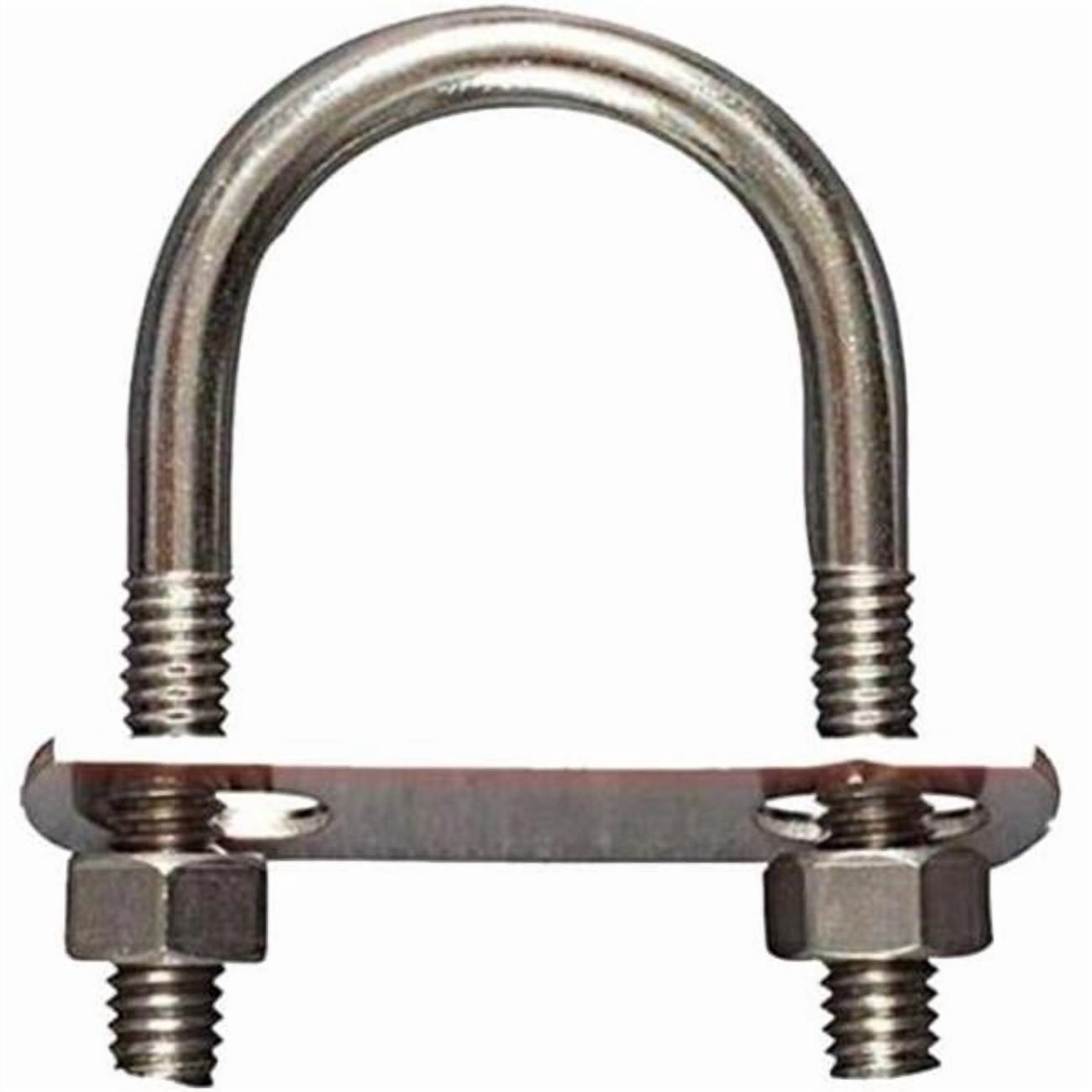 Baron Manufacturing 72211 0.375 x 3.5 x 3.625 in. Zinc-Plated U-Bolt