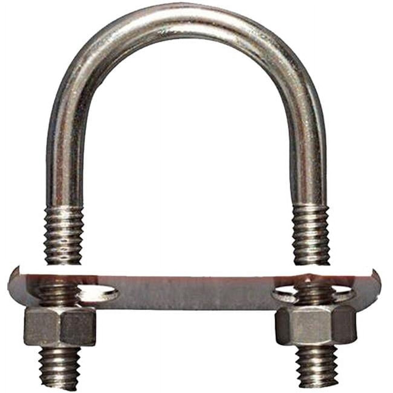 Baron Manufacturing 86111 U-Bolt 0.25 x 1.125 x 2.25 in. Zinc Plated