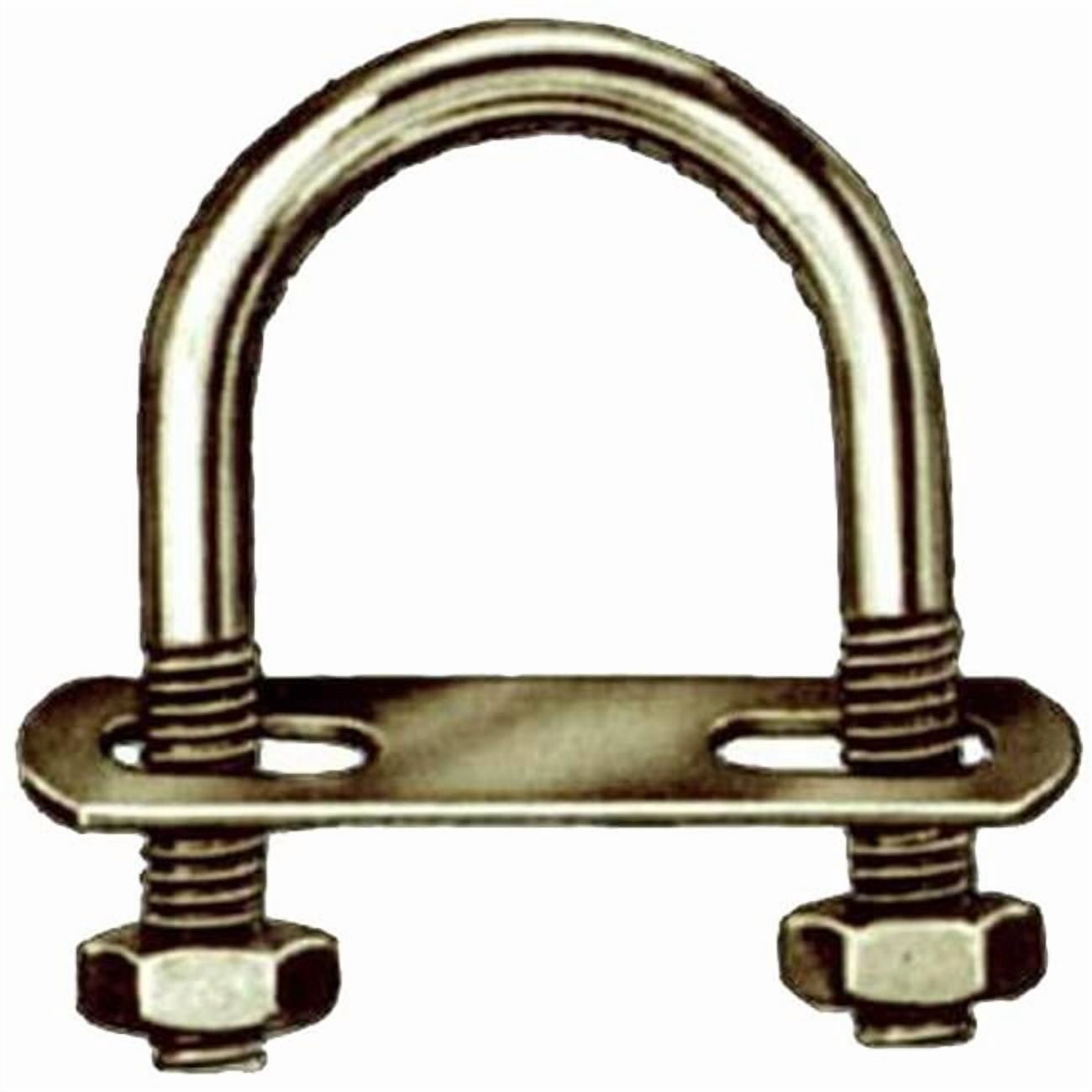 Baron Manufacturing 65211 U-Bolt Xtra Long Galvanized 0.31 x 1.75 x 4.25 in. Zinc Plated